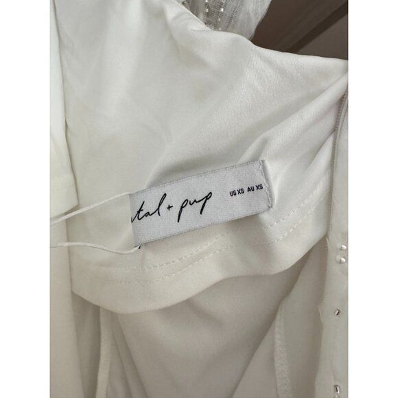 Petal & Pup Ashly Off Shoulder Mini Dress | Size XS - Picture 6 of 11